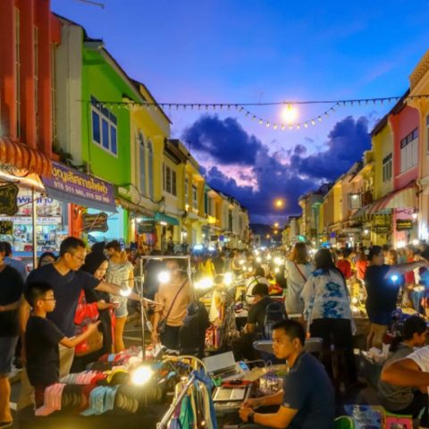 pasar malam phuket thailand