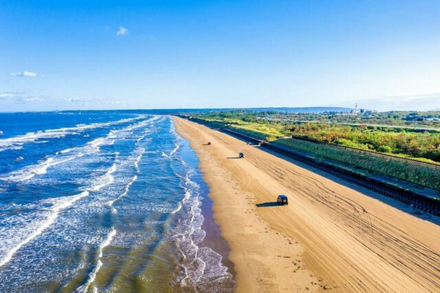 pantai chirihama pantai tersembunyi jepang