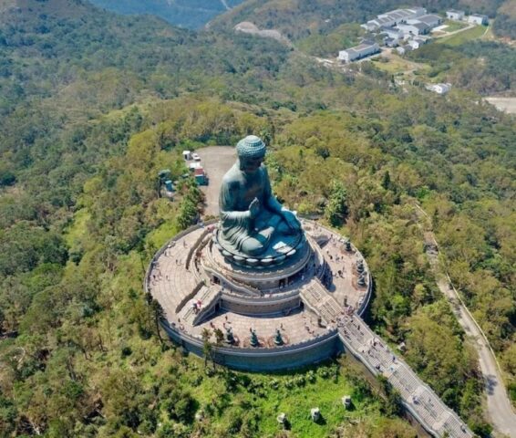 big budha landmark ikonik hong kong