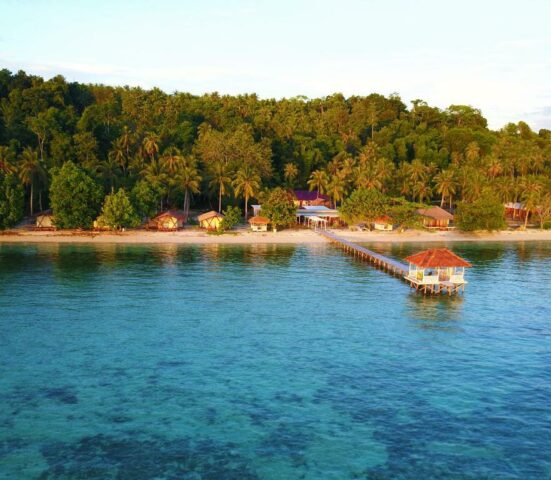 pantai indah pulau buka di papua nugini