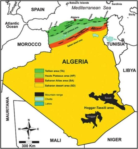 lingkungan negara aljazair