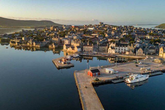 wisata lerwick kota terbersih di skotlandia