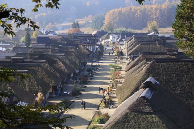 ouchi juku desa indah di jepang